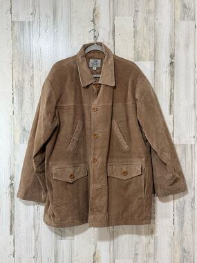 Ash Creek Trading Vintage Leather  Military Field Jacket